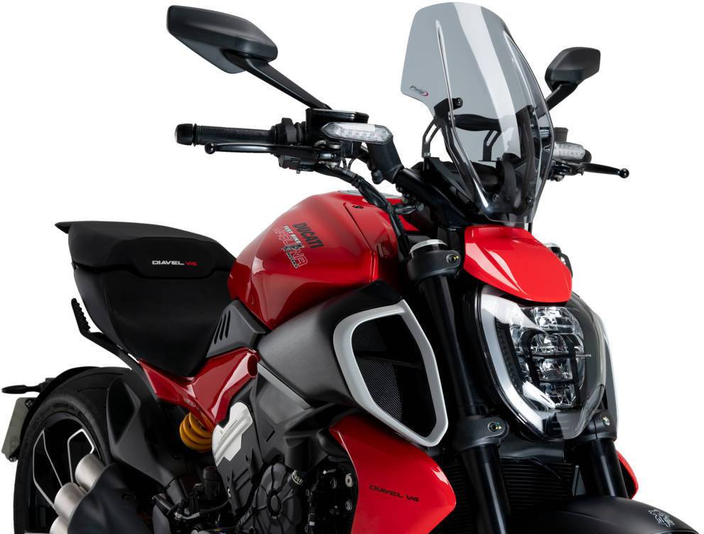 Puig New Generation Adjustable Windscreen Ducati Diavel V4 2024-2025