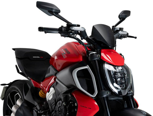 Puig New Generation Sport Plus Windscreen Ducati Diavel V4 2024-2025 - Adventure Parts