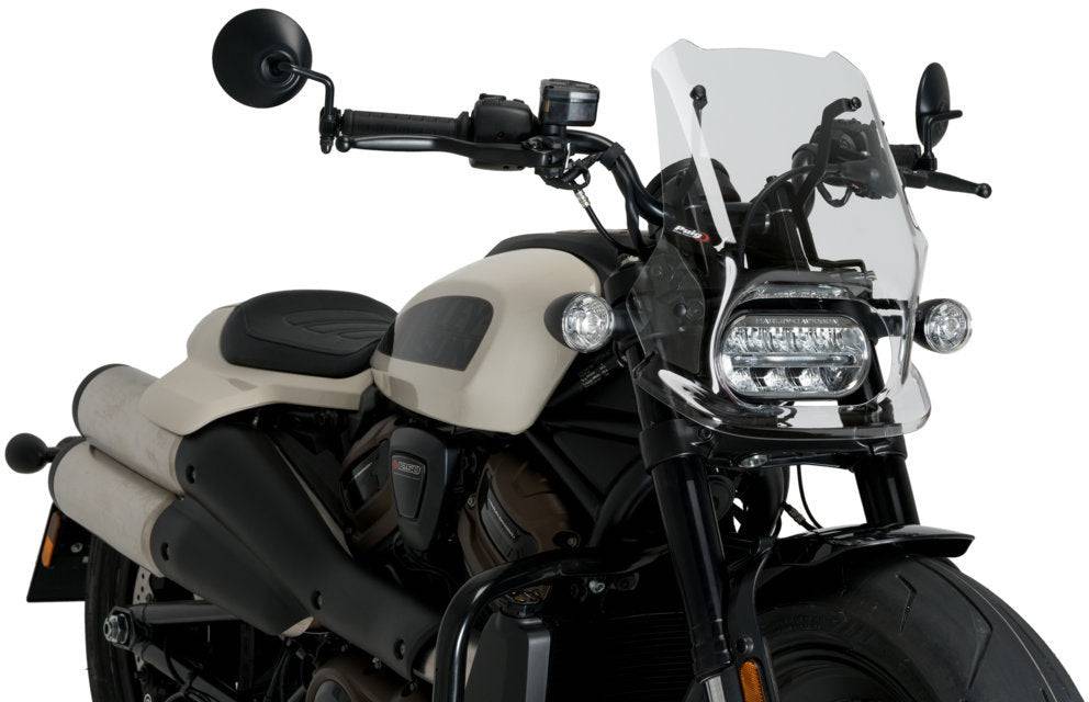 Puig New Generation Sport Windscreen Harley Davidson Sportster S RH1250S 2021-2024 - Adventure Parts