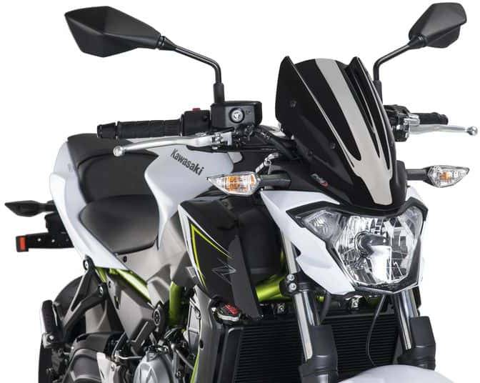 Puig New Generation Sport Windscreen Kawasaki Z650 2017-2019 - Adventure Parts
