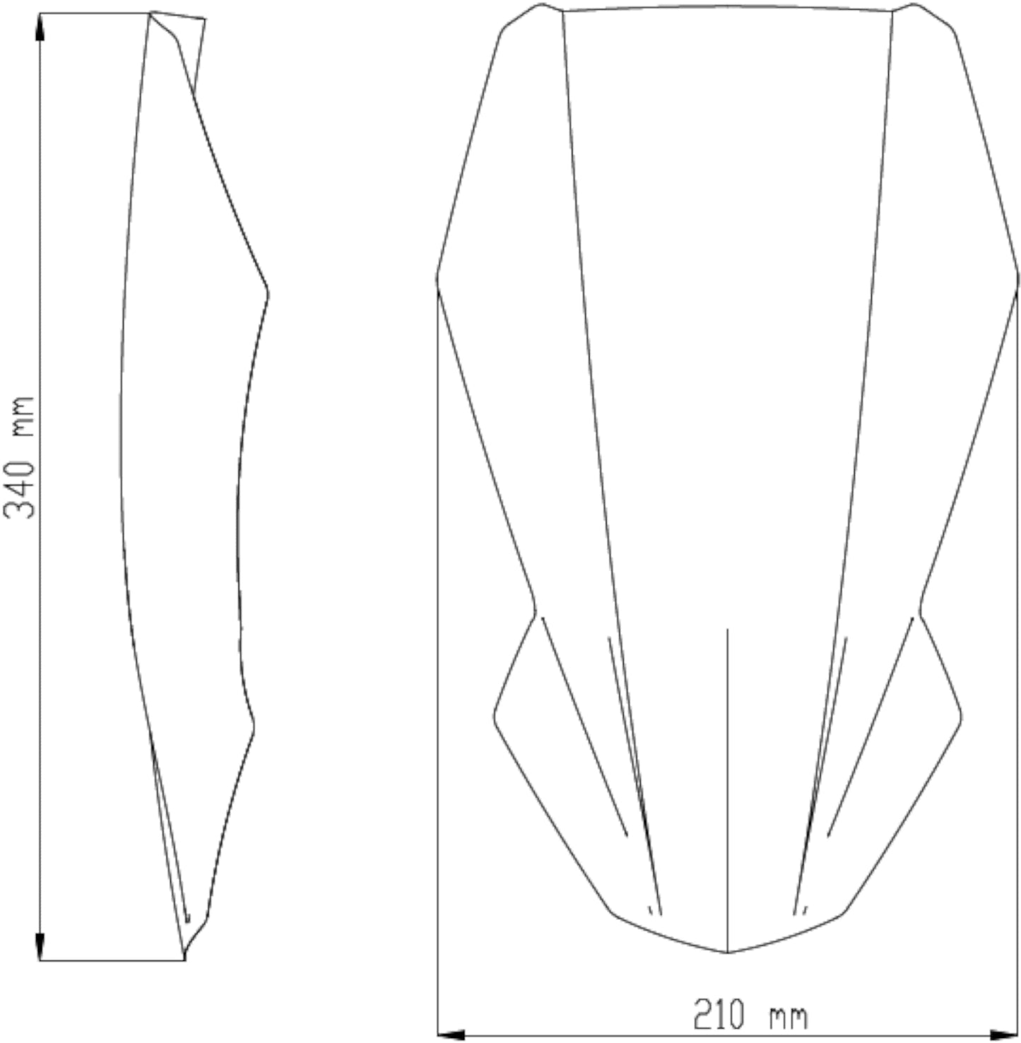 Puig New Generation Sport Windscreen Kawasaki Z650 2017-2019 - Adventure Parts