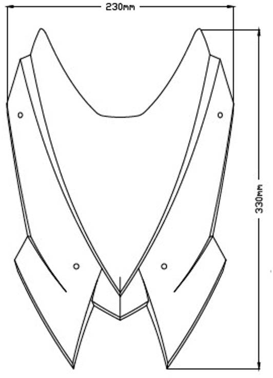 Puig New Generation Sport Windscreen Kawasaki Z650 2020-2025 - Adventure Parts