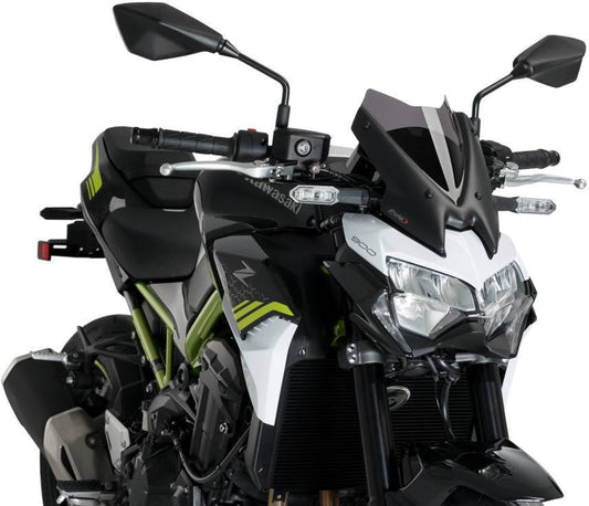 Puig New Generation Sport Windscreen Kawasaki Z900 2020-2024 - Adventure Parts