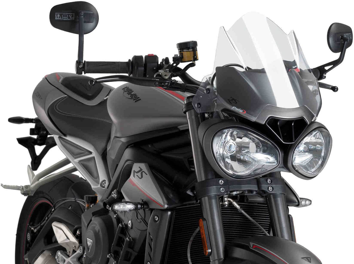 Puig New Generation Sport Windscreen Triumph Street Triple 765 R/RS/S 2017-2021 - Adventure Parts