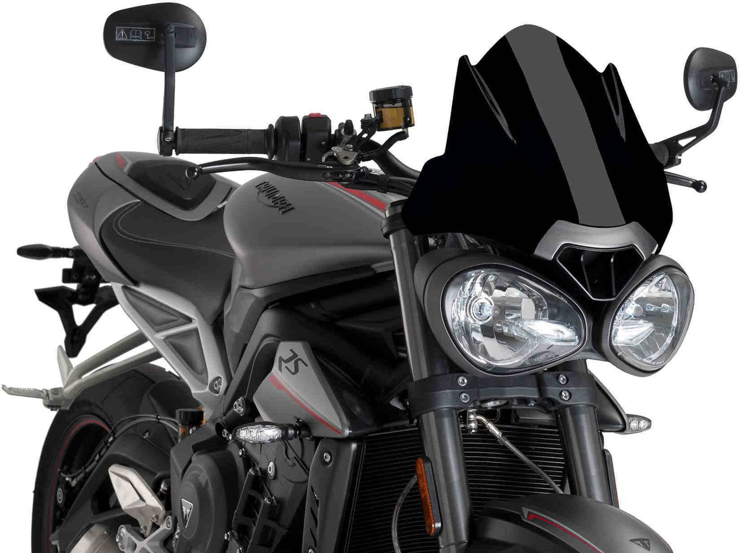 Puig New Generation Sport Windscreen Triumph Street Triple 765 R/RS/S 2017-2021 - Adventure Parts