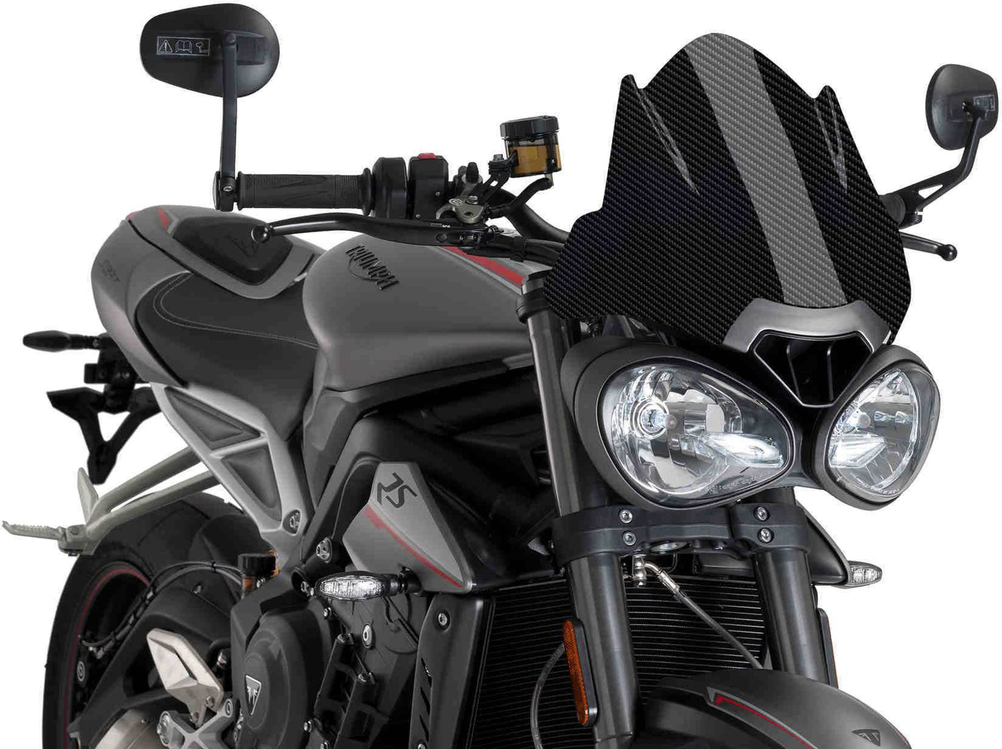 Puig New Generation Sport Windscreen Triumph Street Triple 765 R/RS/S 2017-2021 - Adventure Parts