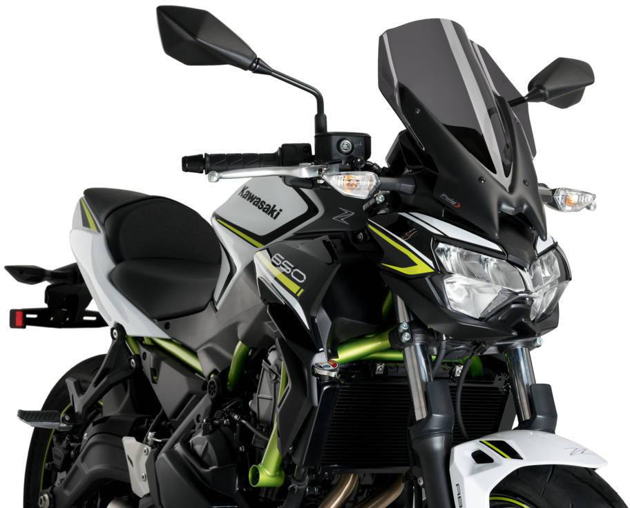 Puig New Generation Touring Windscreen Kawasaki Z650 2020-2025 - Adventure Parts