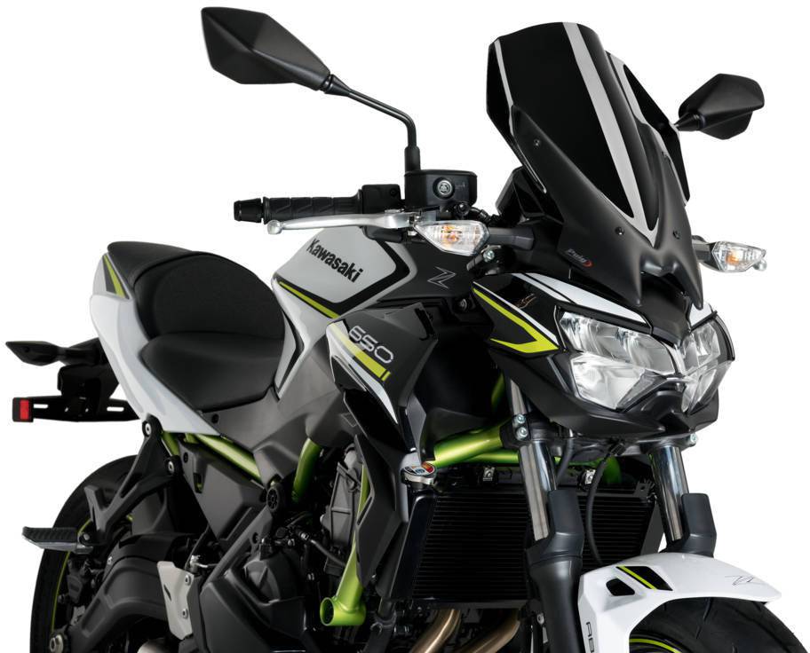 Puig New Generation Touring Windscreen Kawasaki Z650 2020-2025 - Adventure Parts