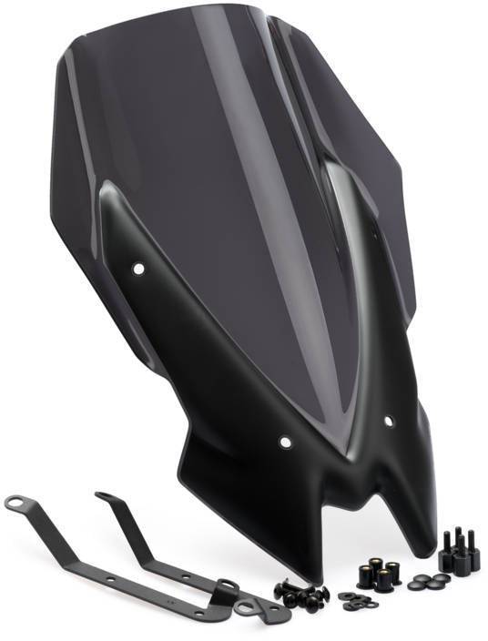 Puig New Generation Touring Windscreen Kawasaki Z650 2020-2025 - Adventure Parts