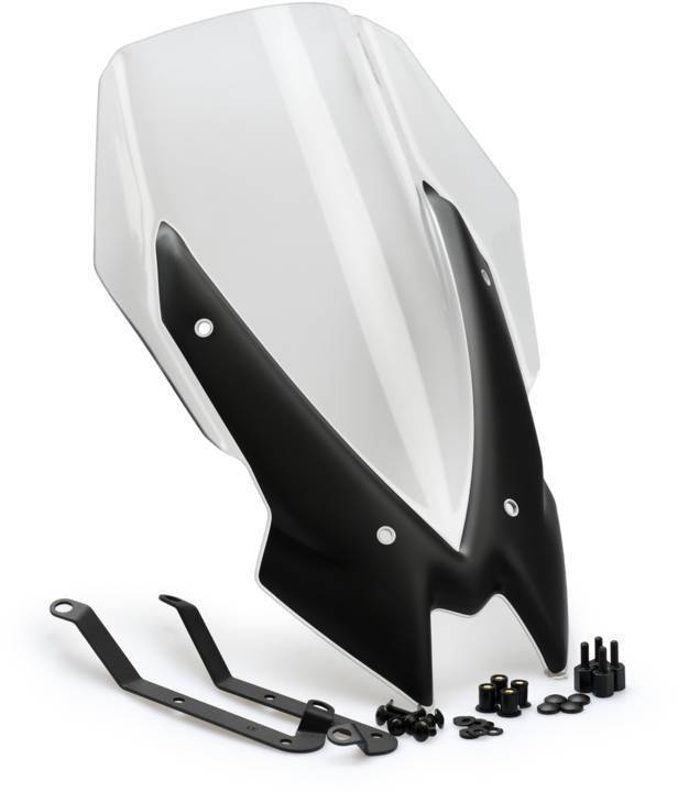 Puig New Generation Touring Windscreen Kawasaki Z650 2020-2025 - Adventure Parts