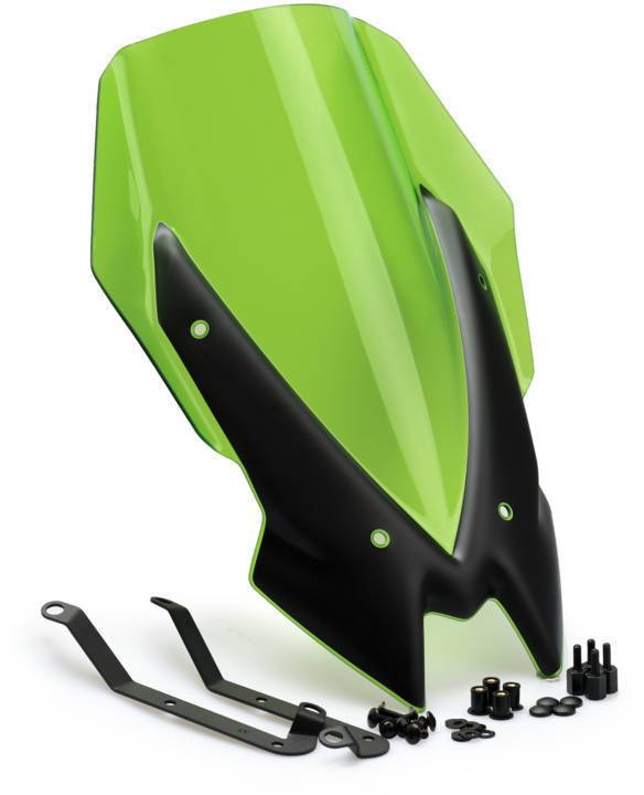 Puig New Generation Touring Windscreen Kawasaki Z650 2020-2025 - Adventure Parts
