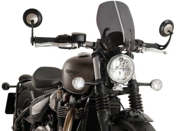 Puig New Generation Touring Windscreen Triumph Bonneville Bobber 2018-2025 - Adventure Parts