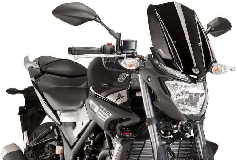 Puig New Generation Touring Windscreen Yamaha MT-03 2016-2019 - Adventure Parts