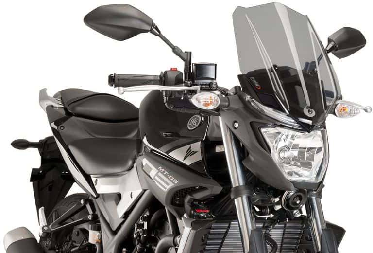 Puig New Generation Touring Windscreen Yamaha MT-03 2016-2019 - Adventure Parts