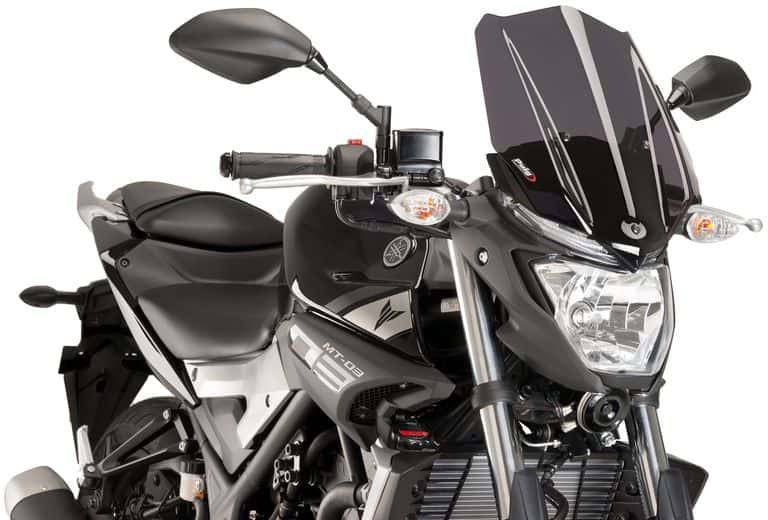 Puig New Generation Touring Windscreen Yamaha MT-03 2016-2019 - Adventure Parts