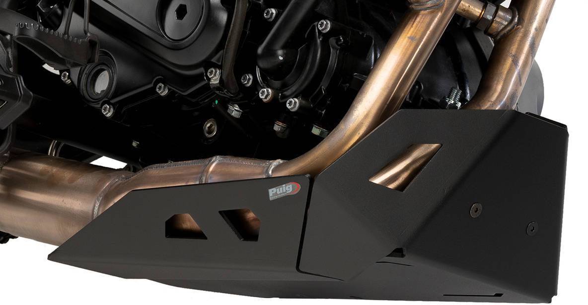 Puig Oil-Carter Guard Skid Plate Benelli TRK 702/X 2023-2025 - Adventure Parts