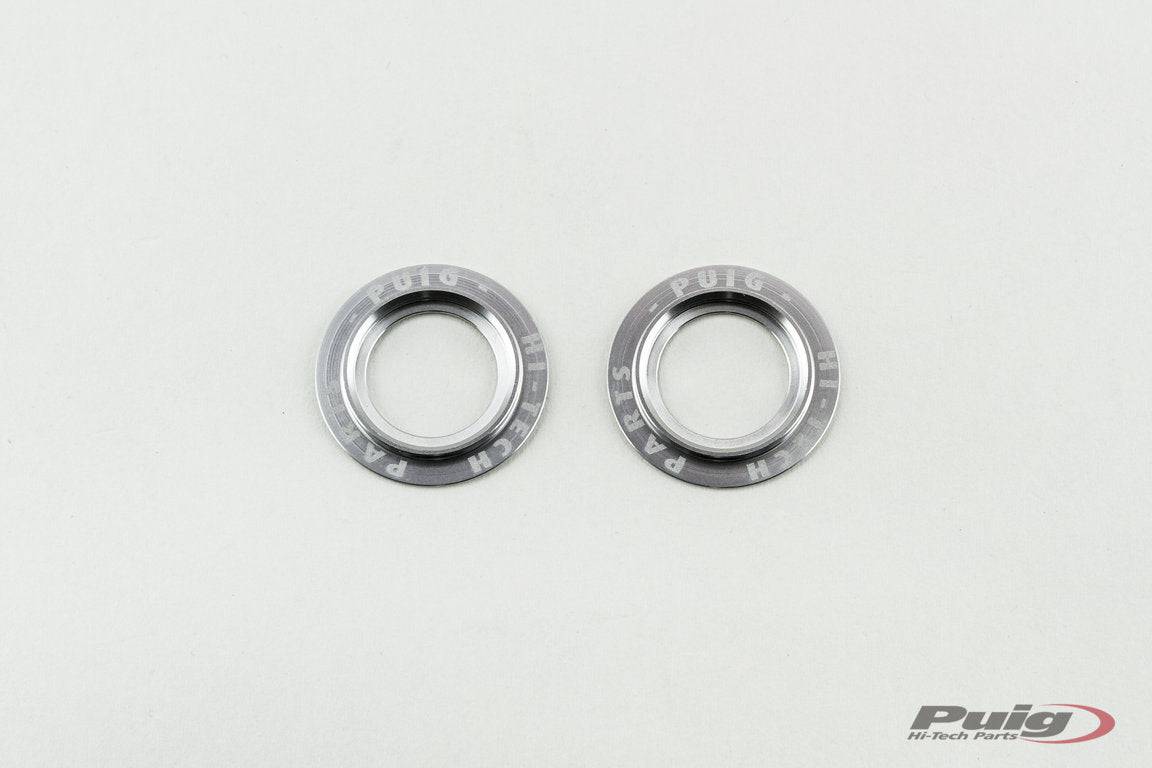 Puig PHB19 Swing Arm Sliders - Anodized Aluminum Ring Set - Adventure Parts