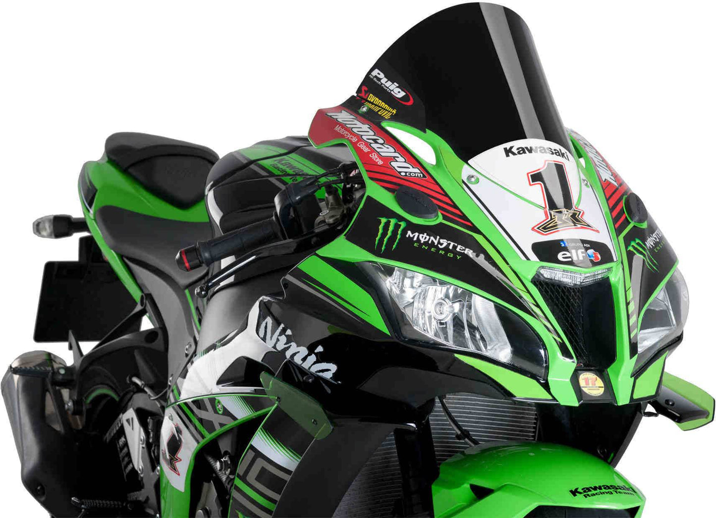 Puig R-Racer Windscreen Kawasaki Ninja ZX10R ZX-10R/RR 2016-2020 - Adventure Parts