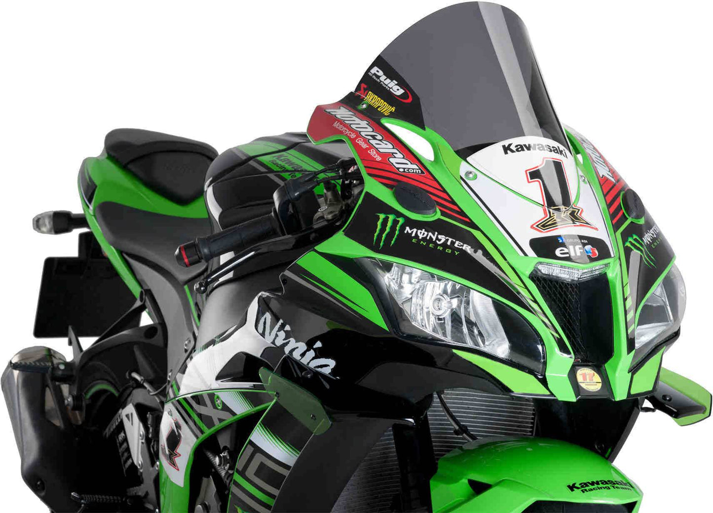 Puig R-Racer Windscreen Kawasaki Ninja ZX10R ZX-10R/RR 2016-2020 - Adventure Parts