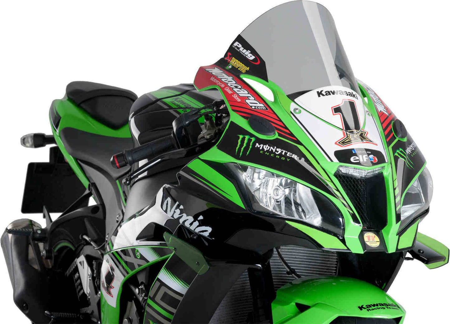 Puig R-Racer Windscreen Kawasaki Ninja ZX10R ZX-10R/RR 2016-2020 - Adventure Parts