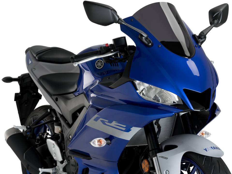 Puig R-Racer Windscreen Yamaha YZF-R3 2019-2024 - Adventure Parts