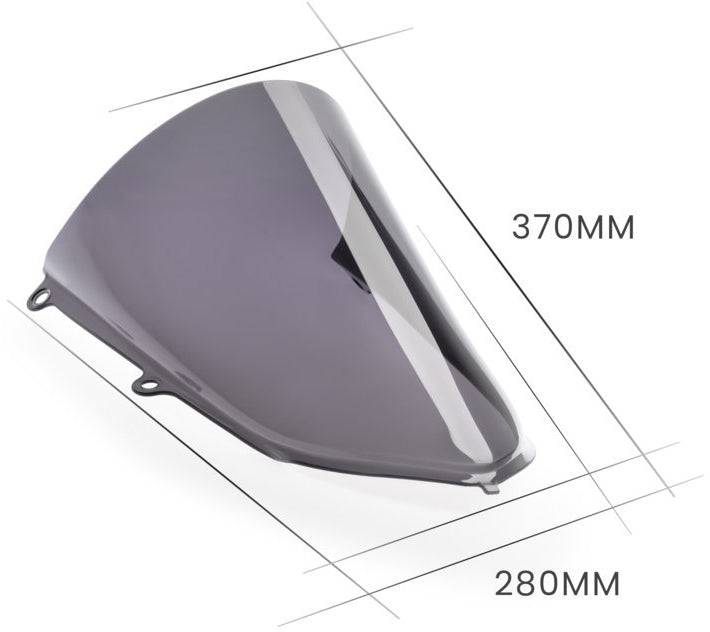 Puig R-Racer Windscreen Yamaha YZF-R6 2017-2020, R6 Race 2022-2025 - Adventure Parts