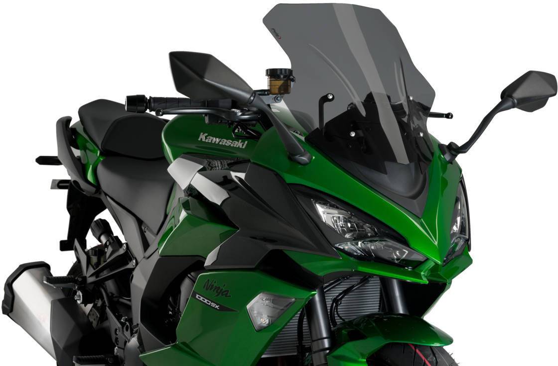 Puig Racing Windscreen Kawasaki Ninja 1000 2011-2024, 1100SX 2025, Z1000SX 2011-2019 - Adventure Parts
