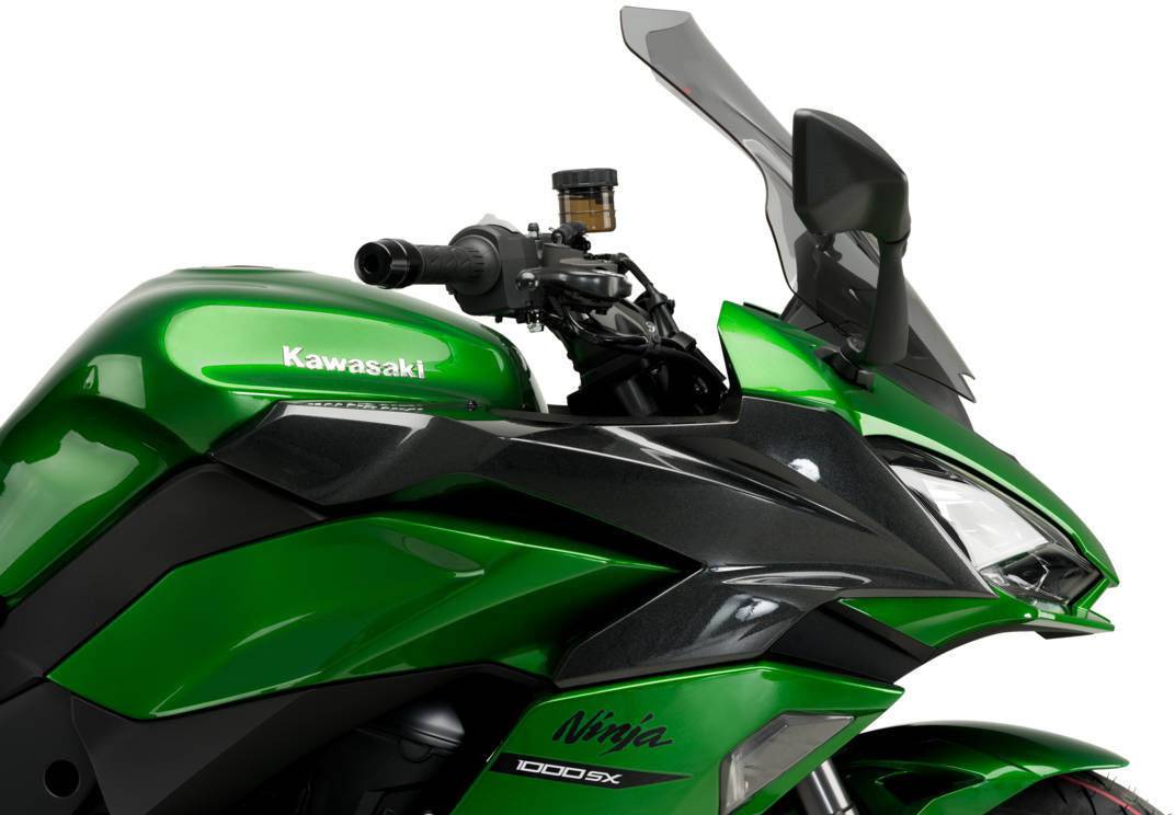 Puig Racing Windscreen Kawasaki Ninja 1000 2011-2024, 1100SX 2025, Z1000SX 2011-2019 - Adventure Parts