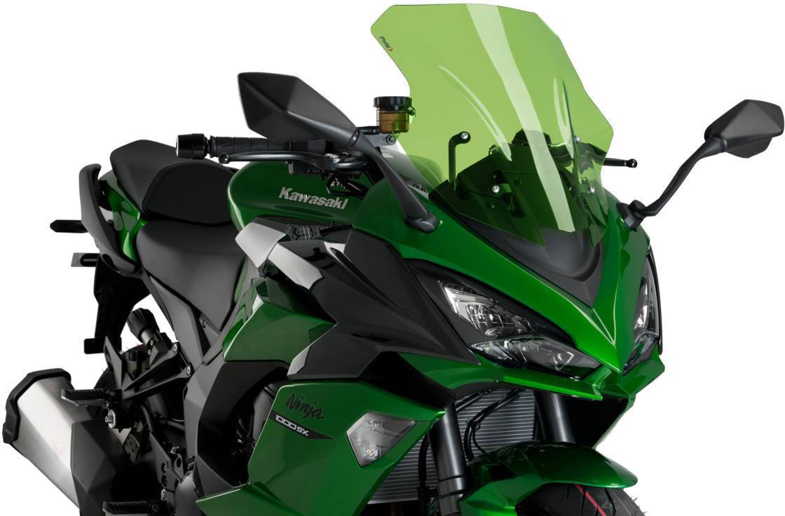 Puig Racing Windscreen Kawasaki Ninja 1000 2011-2024, 1100SX 2025, Z1000SX 2011-2019 - Adventure Parts