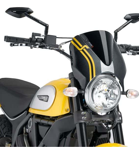 Puig Retrovision Ducati Scrambler 1100/Classic/Desert Sled/Icon 2015-2024 - Adventure Parts