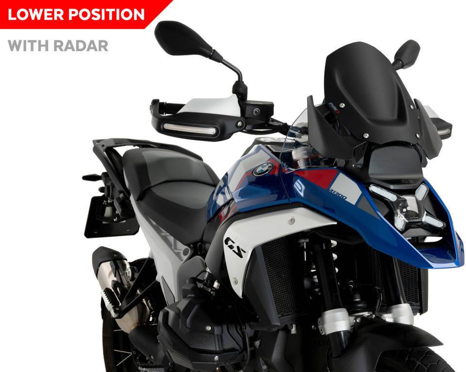 Puig Sport Windscreen BMW R1300GS 719 w/ ACC w/ Radar 2023-2025 - Adventure Parts