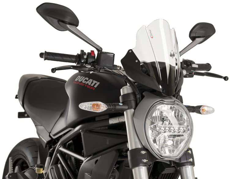 Puig Sport Windscreen Ducati Monster 821/797/1200 2014-2020 - Adventure Parts