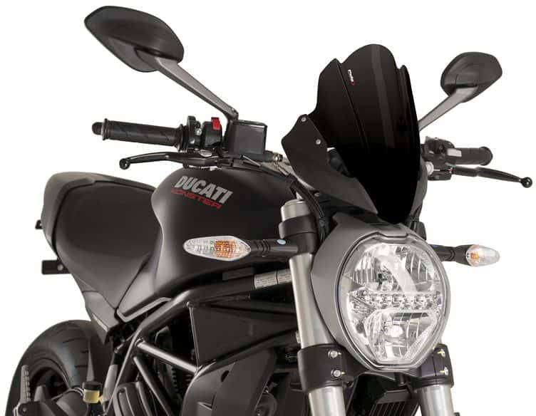 Puig Sport Windscreen Ducati Monster 821/797/1200 2014-2020 - Adventure Parts