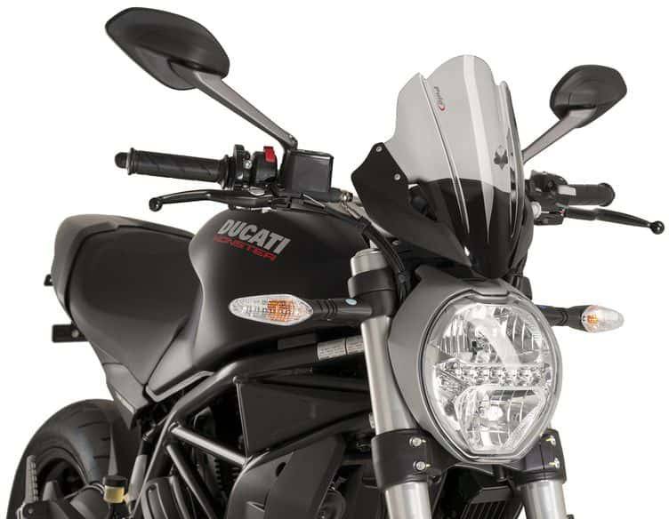 Puig Sport Windscreen Ducati Monster 821/797/1200 2014-2020 - Adventure Parts
