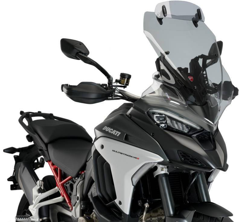 Puig Touring Windscreen w/ Visor Ducati Multistrada V4 V4S 2021-2025 - Adventure Parts