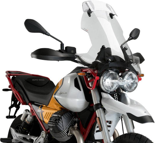 Puig Touring Windscreen w/ Visor Moto Guzzi V85 TT 850 2019-2023 - Adventure Parts