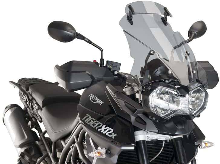 Puig Touring Windscreen w/ Visor Triumph Tiger 800 XC XCA XCX XR XRT XRX 2011-2017 - Adventure Parts