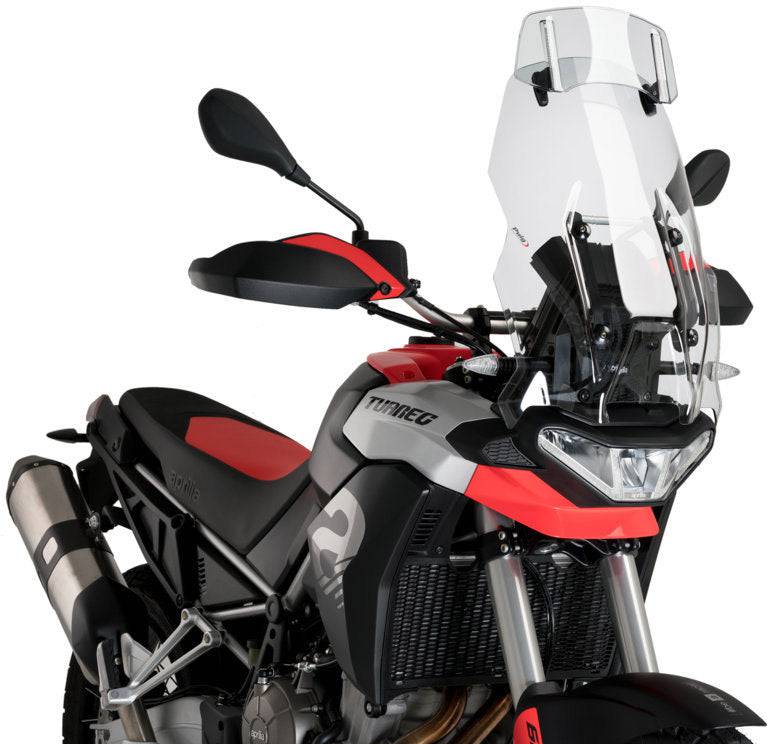 Puig Touring Windscreen With Visor Aprilia Tuareg 660 2022-2025 - Adventure Parts