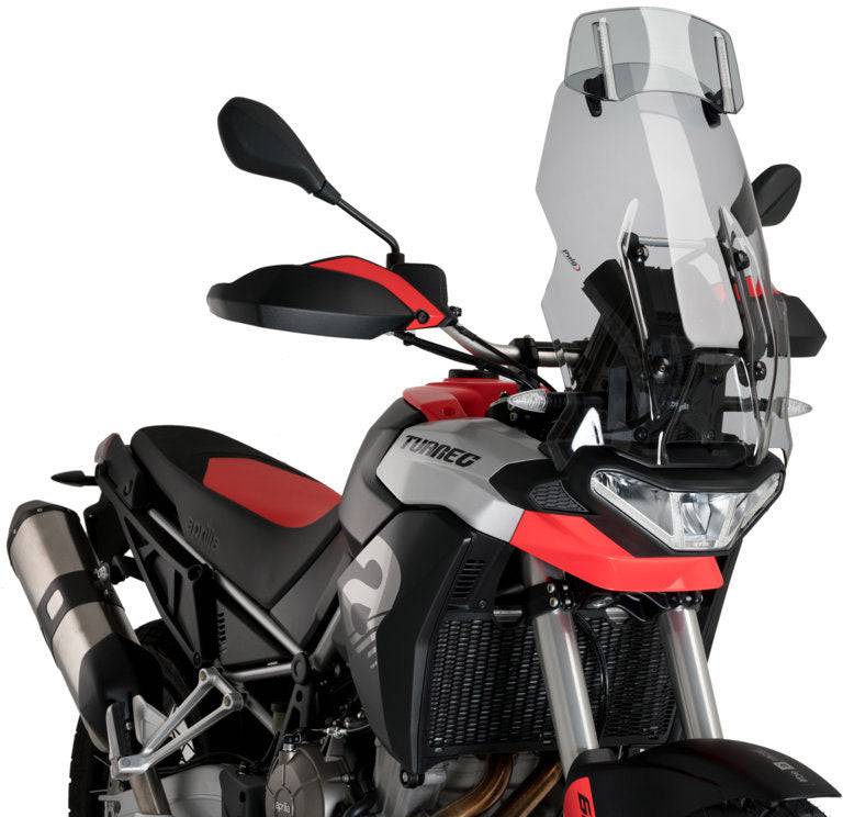 Puig Touring Windscreen With Visor Aprilia Tuareg 660 2022-2025 - Adventure Parts