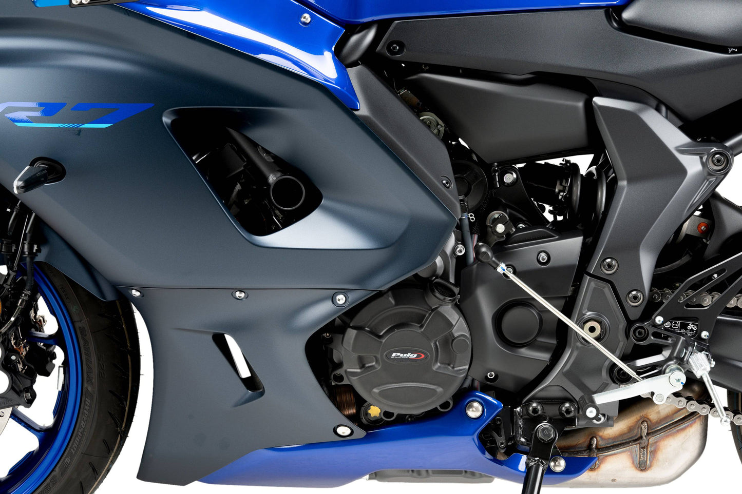 Puig Track Engine Covers Yamaha YZF-R7 2022-2025