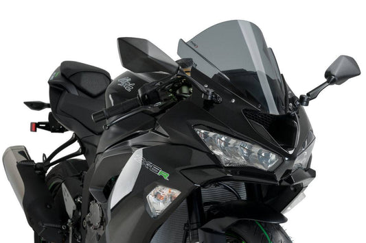 Puig Z-Racing Windscreen Kawasaki Ninja ZX6R 2009-2023, 636 2013-2017 - Adventure Parts