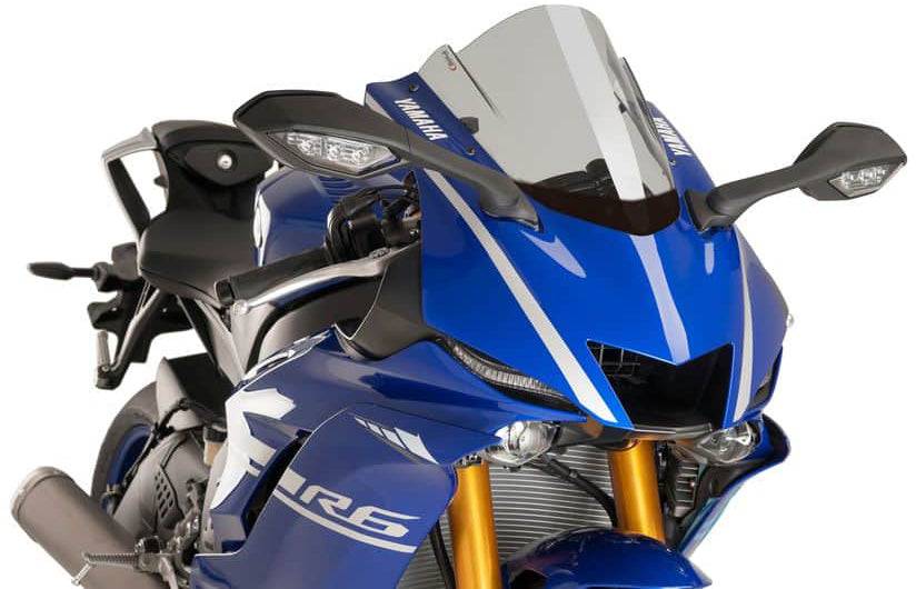 Puig Z-Racing Windscreen Yamaha YZF-R6 2017-2020, R6 Race 2022-2025 - Adventure Parts