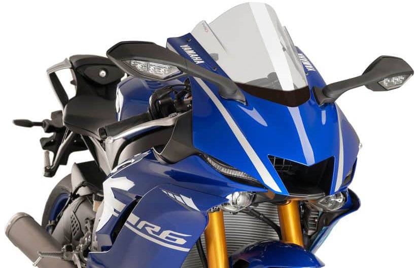 Puig Z-Racing Windscreen Yamaha YZF-R6 2017-2020, R6 Race 2022-2025 - Adventure Parts