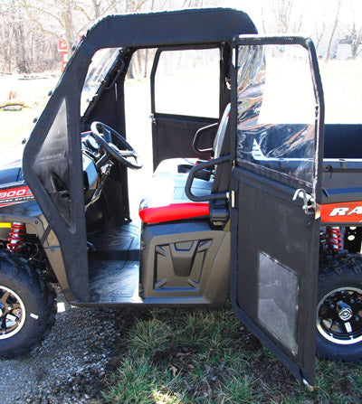 Seizmik Framed Door Kit – Polaris Full Size Round Tube Ranger - Adventure Parts