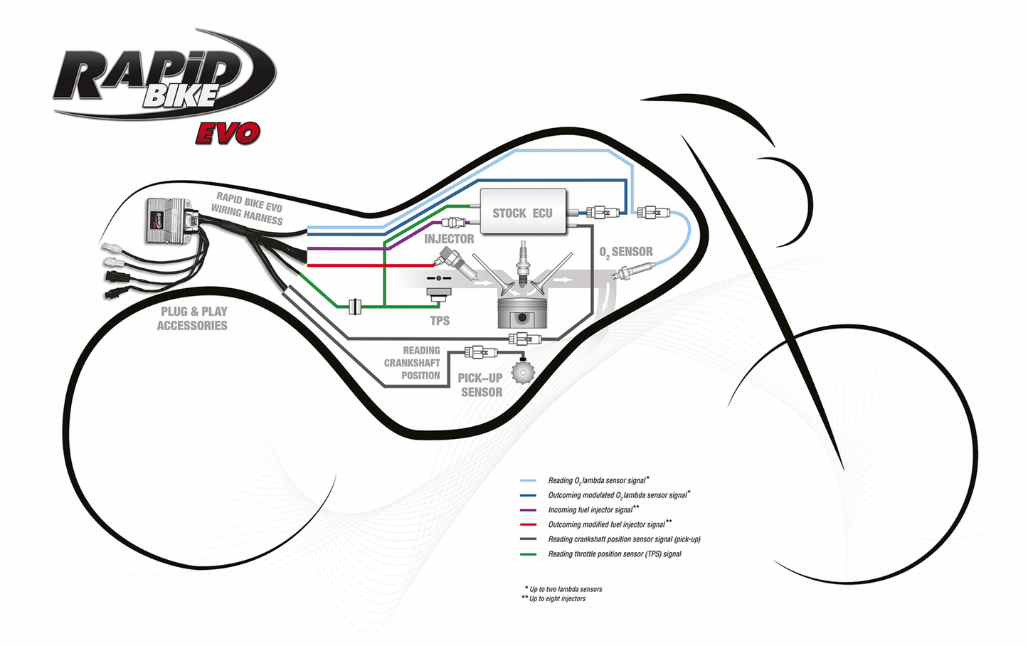 Rapid Bike Evo Tuning Kit Ducati DesertX 950 2022-2024 - Adventure Parts