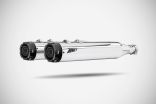 ZARD Exhaust Slip-Ons 4.33 Inches Slash-Cut Harley Davidson Road Glide Special 2006-2016