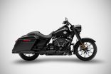 ZARD Exhaust Slip-Ons Flat 4.33 Inch Harley Davidson Road King Special 2006-2016