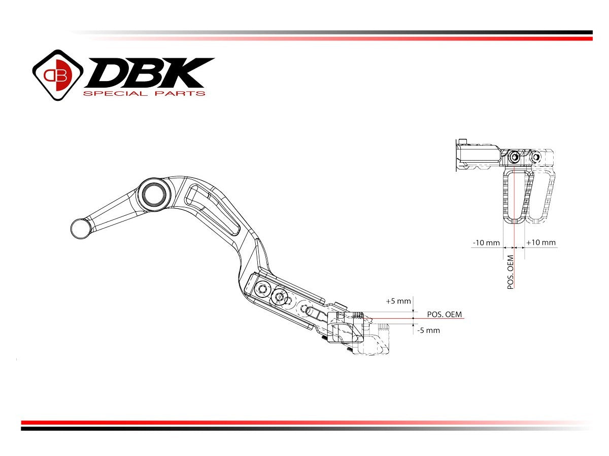 BDK Brake Lever Ducati Multistrada V2 2025