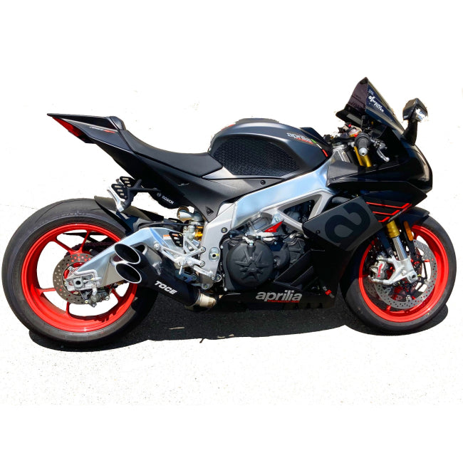 Toce Razor Tip Slip-On Exhaust Aprilia Tuono V4 2017-2020