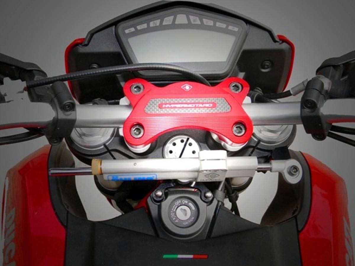 DBK Steering Damper Kit Mount Ducati Hypermotard 2013-2018 - Adventure Parts